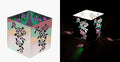 Square Deal Recordings & Supplies Butterfly Silver Metal Tealight Candle Holder - 3" x