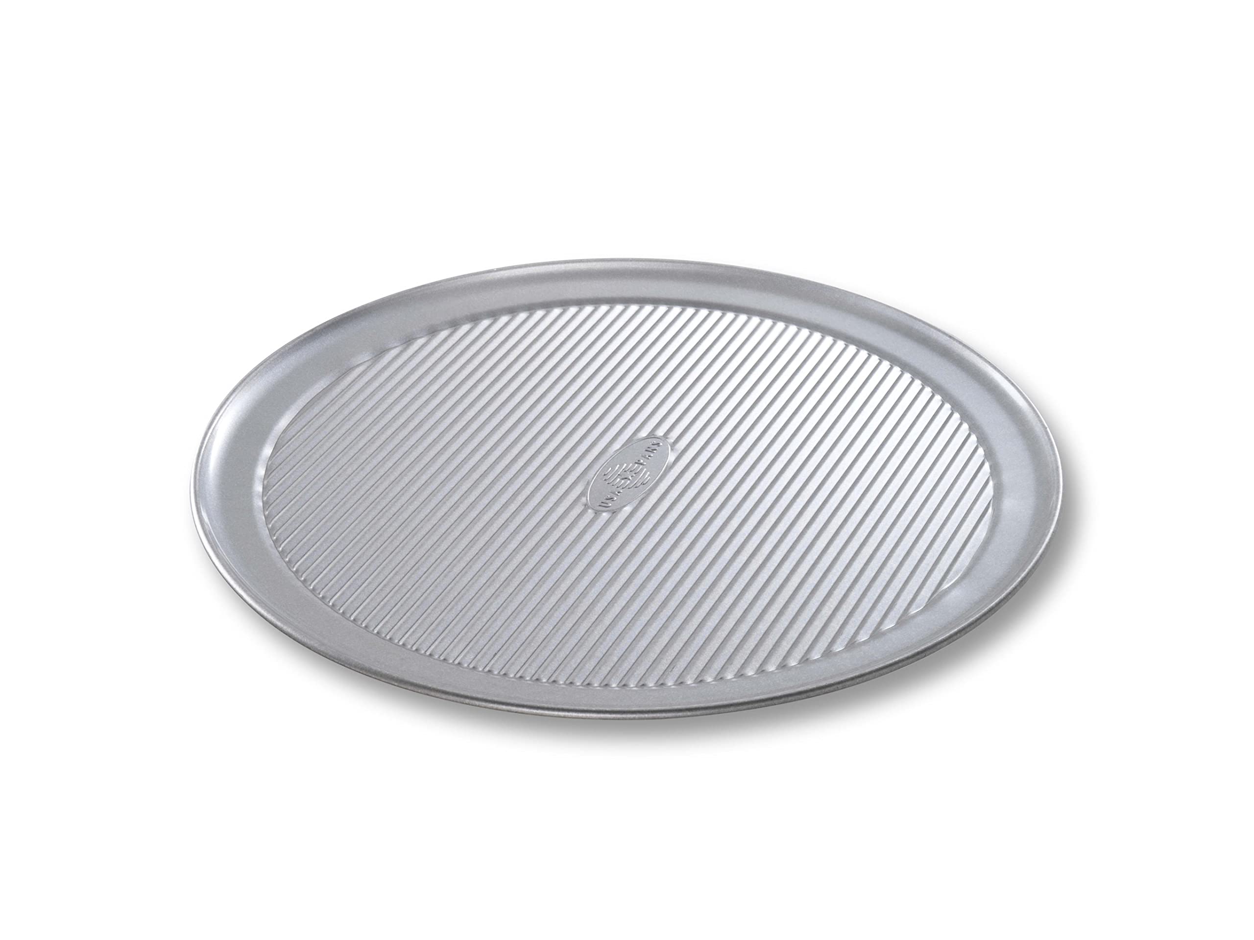 USA Pan Bakeware Aluminized Steel Pizza Pan, Gray, 12-Inch, 1090PZ