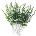 48Pcs Eucalyptus Stems Faux Greenery, Stems Faux Greenery Branches for Wedding Centerpiece Flowers, Farmhouse, Home Decoration