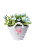 Artificial Plant With Pot 17X15X17Cm Blue