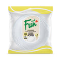 Fun® Paper White Plates – 9in Eco-Friendly Disposable Plates for Parties, Events, and Everyday Use Durable Plates (Pack of 100)