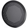 Beasea 10 Inch Pizza Pan With Holes - Perforated Aluminum Alloy Round Vented Crisper for Oven, Baking Tray Bakeware for Home Restaurant Kitchen