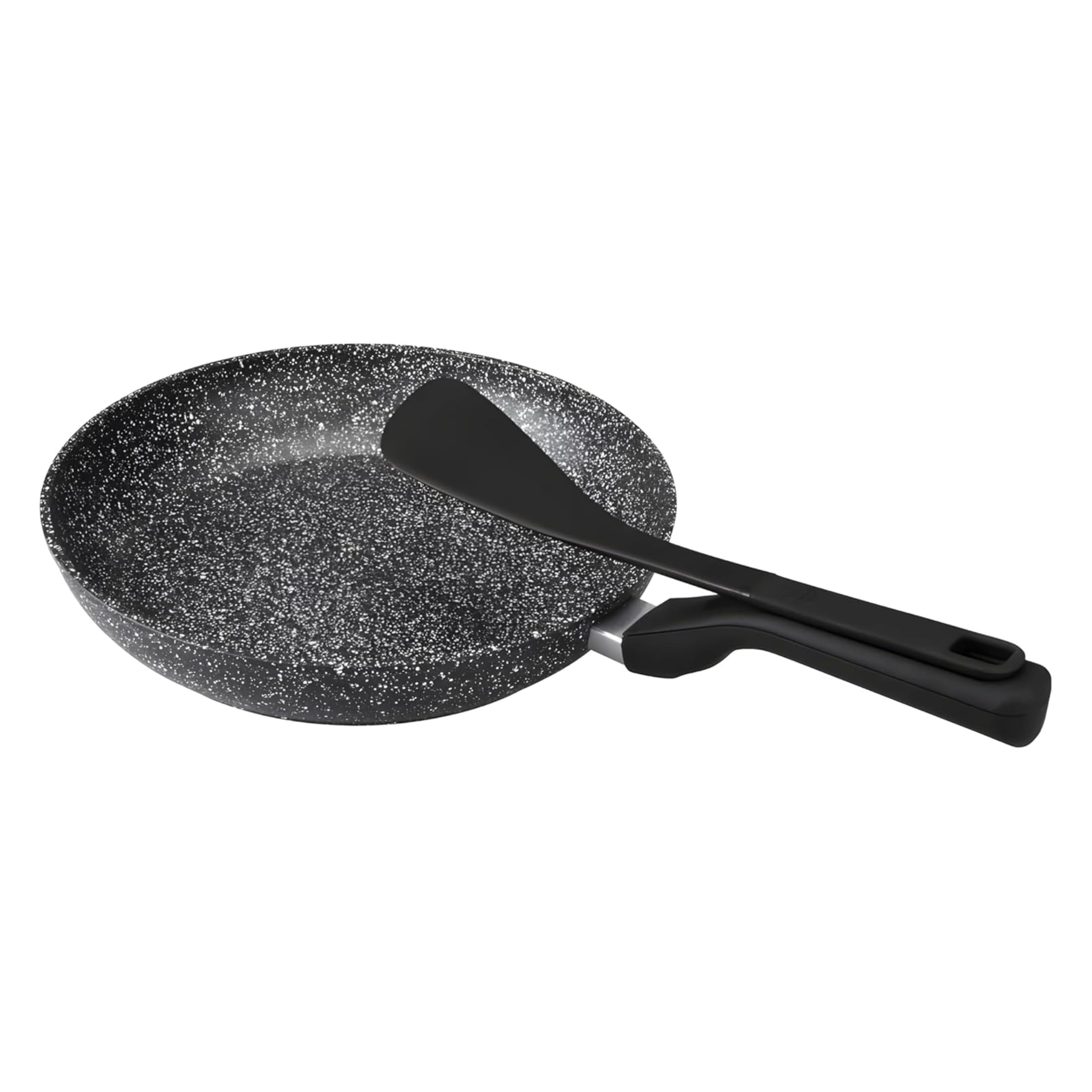 Westinghouse USA 30cm Non-Stick Fry Pan with Magnetic Turner – Forged Aluminum, Marble Coating, Induction Compatible Cookware for Healthy Cooking, Cool-Touch Handle