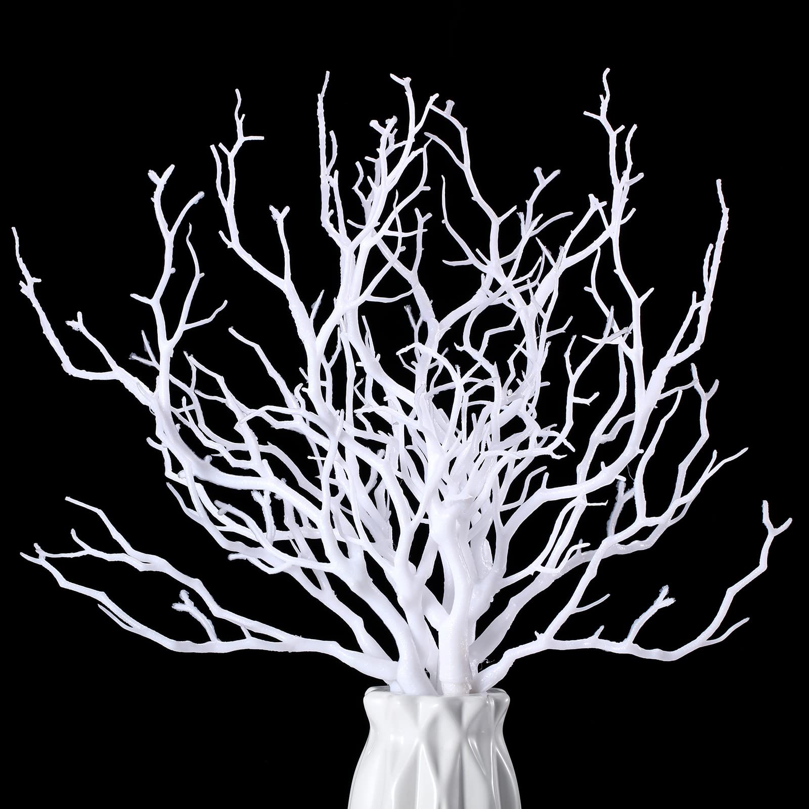 10 Pieces Artificial Antler Dried Tree Branches Artificial Branches Decorative Plant Twigs Plastic Dry Branch Decor for Wedding Bridal Shower Party Home Table Decoration Supplies