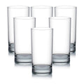 Ocean San Marino Hi Ball Glass, Set Of 6, Clear, 350 Ml, B00412, Mocktail Glass, Highball Glass, Tall Glass, Beverage Glass, Long Drink Glass, Water Glass, Juice Glass