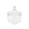 Royalford 1pc clear Glass Storage with Lid Glass Candy Jar RF12798 Storage Jar with Lid Food Container for Candy