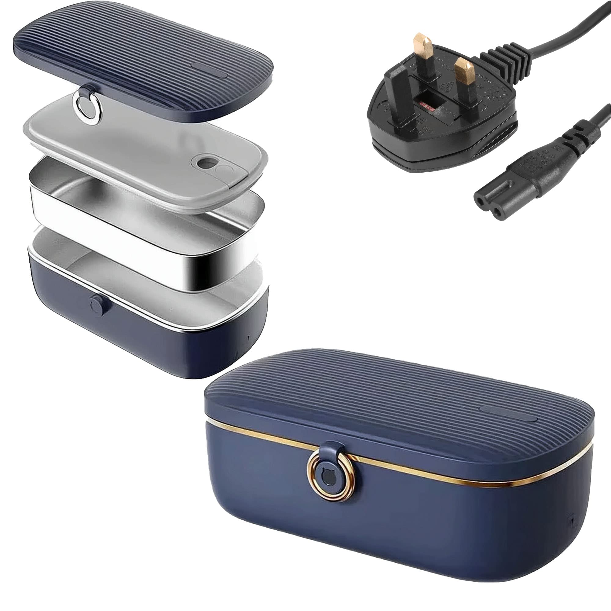 Aqua Arcade Electric Lunch Box, Premium Quality Electric Insulated Lunch Box Food Warmer Perfect for Picnics, Travelling, and On-site Lunch Break medium capacity 900ml