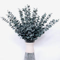 24pcs Eucalyptus Stems Decor 18" Tall Artificial Eucalyptuses Leaves Real Touch Faux Flower Greenery Branches Bulk for Home Office Centerpiece Floral Arrangement Farmhouse Wedding Bouquet Decoration
