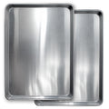 Commercial Quality Cookie Sheet Pan - 2 Pack Aluminum Half Sheet Baking Pan - This 18x13 Baking Sheet Set is Rust Warp Resistant, Heavy Duty, of Thick Gauge