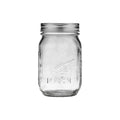 ELECDON Ball Wide Mouth Mason Jars (16 oz/Capacity) [6 Pack] with Airtight lids and Bands. For Canning, Fermenting, Pickling, Decor - Freezing, Microwave And Dishwasher Safe