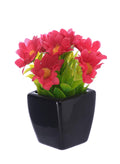 Artificial Plant With Pot 13X7X13Cm Pink
