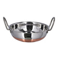 Royalford Kadai Copper Bottom & Stainless Steel Handle 21Cm, Multi, Rf9973