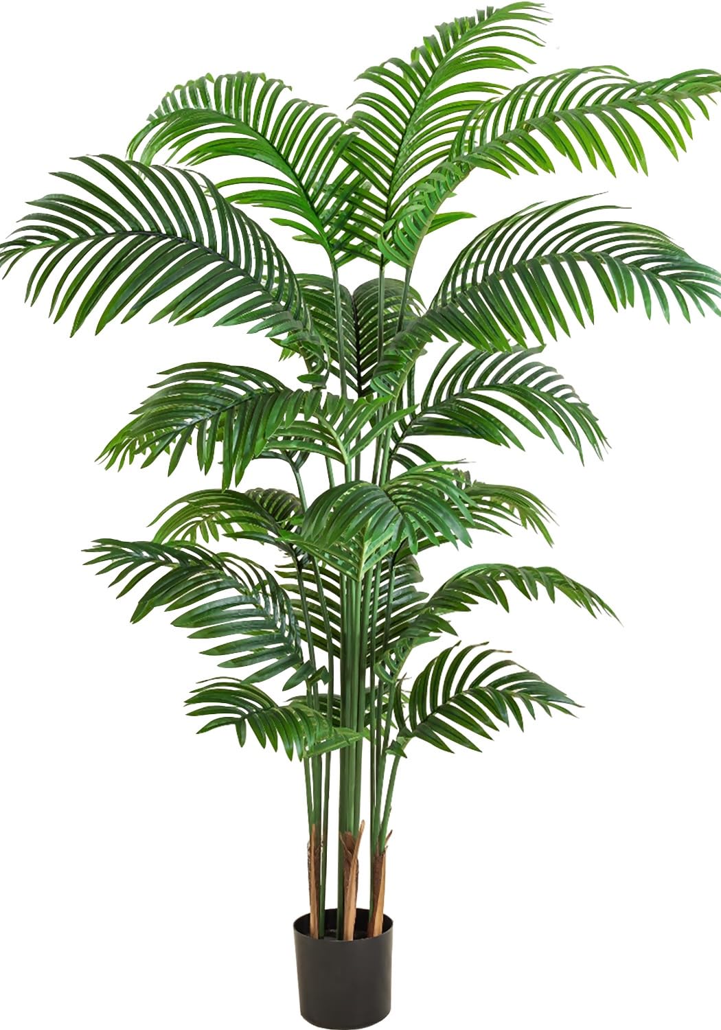 140CM Artificial Areca Palm Tree - Realistic Handcrafted Faux Plant for Living Room, Office & Home Decor - Fade-Resistant, Maintenance-Free Interior Floor Plant - Perfect Decor