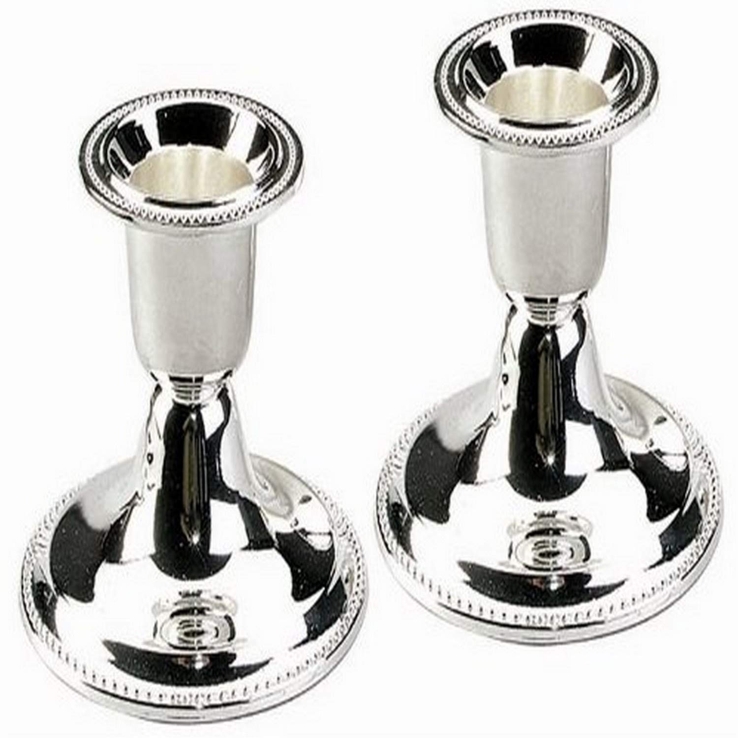 Majestic Giftware CS23520B Candle Sticks, 2.5-Inch, Silver Plated