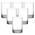 Ocean Fin Line Juice Glass, Set Of 6, Clear, 175 Ml, B01206, Beverage Glass, Liquid Tumbler, Water Glass, Juice Glass, Citrus Glass