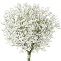 10 Pack Baby's Breath Artificial Flowers Bulk 3 Branches Faux Baby Breath Plastic Flowers Fake Gypsophila Flower Arrangement for Crafts Fake Flowers Bouquet for Wedding Home Decor White Baby Breath