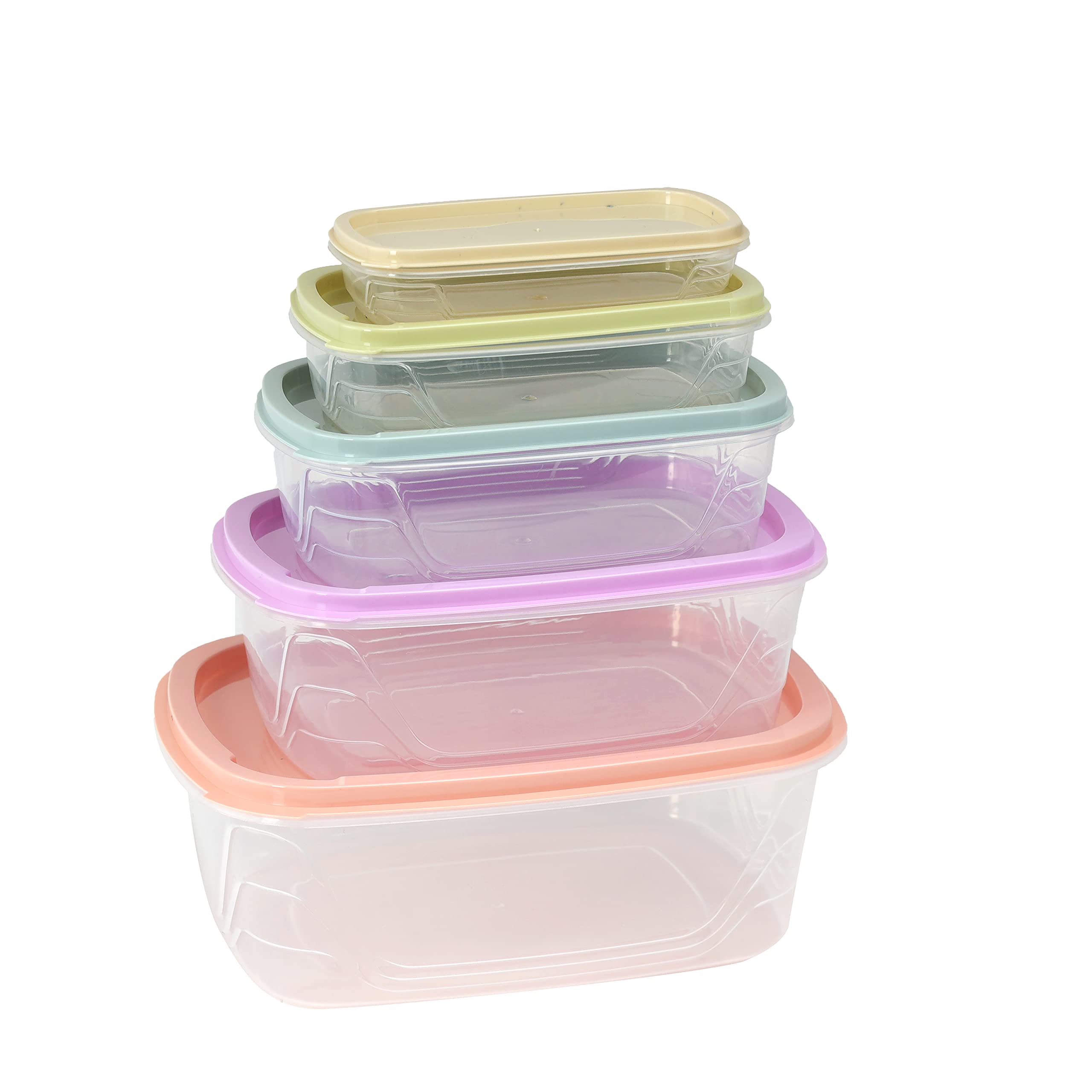 Royalford Food Storage Container, RF10240 | Premium Quality PP Polymer | BPA Free | Freezer Safe | Crystal Clear View | Leak-Proof Lid | Great For Work, School, Travel, And More