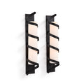 Danya B Wrap Around Metal Candle Sconces - Set of 2 - Easy to Hang - Contemporary Home Décor