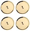 Glorex GmbH Set of 4 8cm Candle Holders, Gold