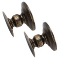 2Pcs Candle Holders, Iron Pillar Retro Sturdy Handmade Gourd Shape Candle Stand, with Sophisticated Craftsmanship, for Wedding Party Home Decor Dining Room