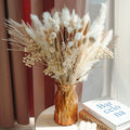 16 Pcs Artificial Flowers Plastic Baby Breath Flowers Faux Gypsophila DIY Floral Bouquets Arrangement for Bridal Shower Party Home Office Garden Decor (69Pcs-Pampas Grass)