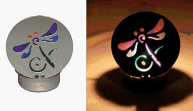 Square Deal Recordings & Supplies Miniature Dragonfly Silver Tealight Candle Holder - 2.5" x 3