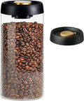 Borosilicate Glass Kitchen Storage Jars, Coffee Canisters with Airtight Lid Seal, Food Storage Containers - Perfect for Coffee Beans, Tea, Sugar, Candy, Spices, Rice (1800ml/60 Ounces)
