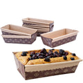 TERRIFI Paper Loaf Pan, Disposable Paper Baking Loft Mold 25ct, All Natural, Recyclable, Microwave Oven Freezer Safe,Perfect for Beautifully Displaying Baked Goods (6"x 2.5"x2")