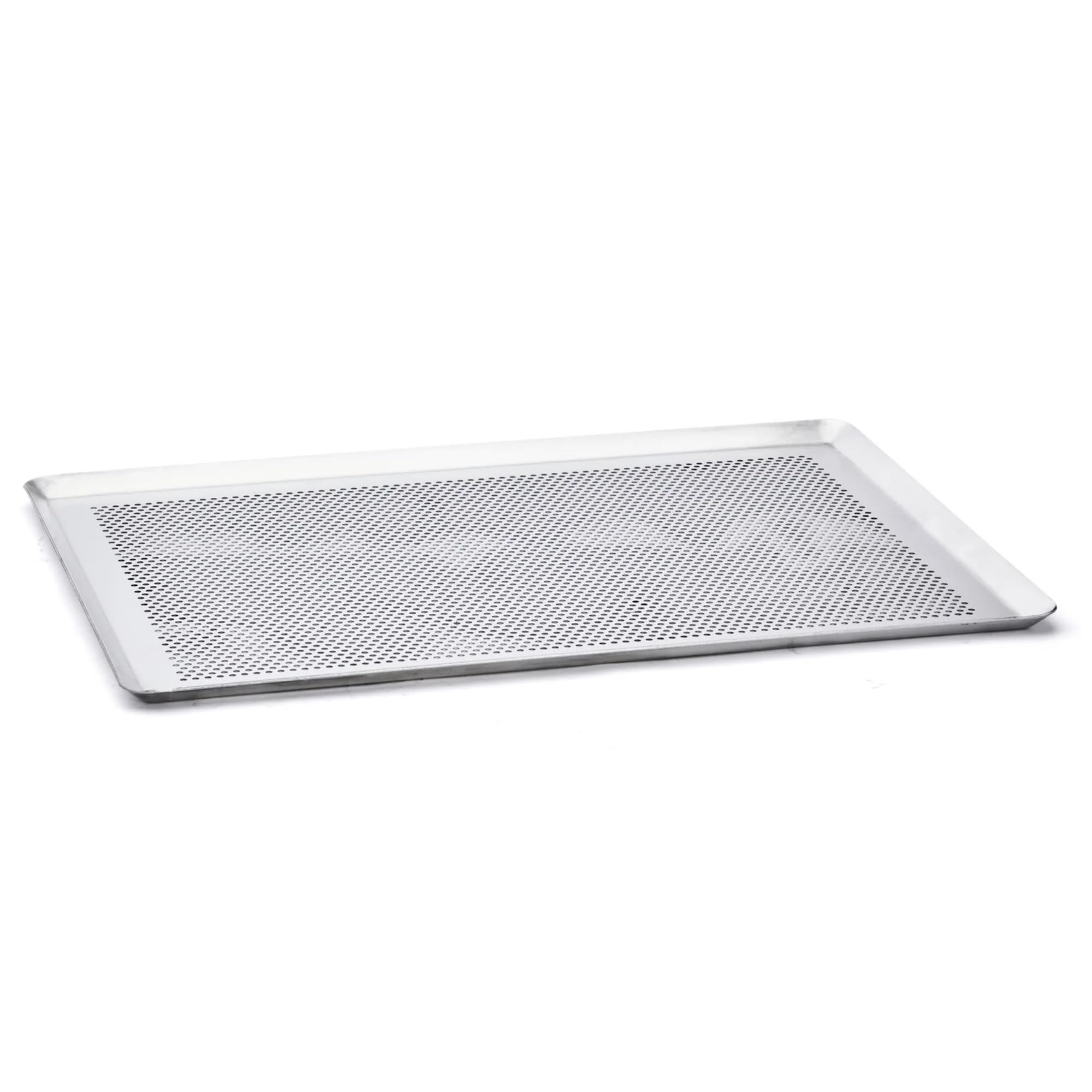 De Buyer Micro-Perforated Plate Pastry-Uncoated Aluminium, Silver, 40 x 30 cm