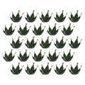 50pcs flower rose calyx Plastic Green Calyx Artificial Flower Plastic Receptacle DIY Faux Flowers Decorative Accessories for Artificial Flower diy materials Decoration diy supplies (Green)