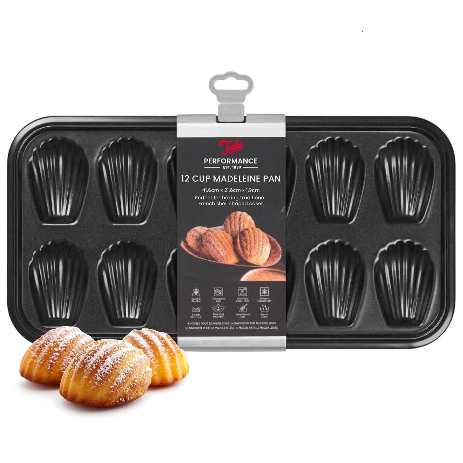 Tala Performance Eclipse Non-Stick 12 cup Madeleine Pan