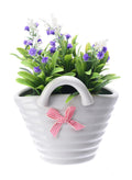 Artificial Plant With Pot 17X15X17Cm Purple 93999999929891