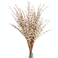 10 Pieces 29.5" Long of Artificial Flowers Fake Flowers, White Artificial Flowers for Wedding Home Office Party Hotel Indoor or Yard Decoration(White)