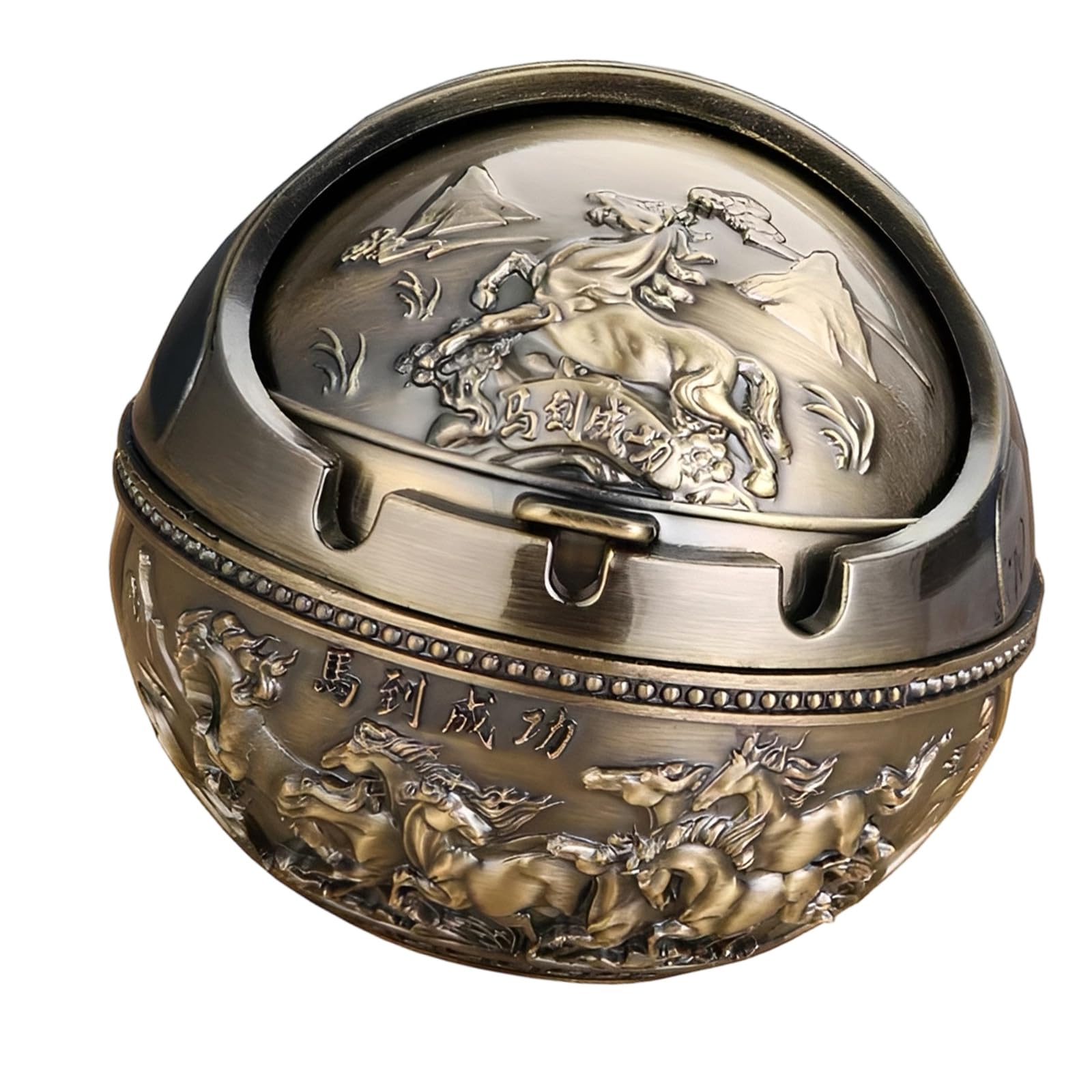 Multipurpose Spherical Decorative Ashtray Easy Holiday Home Decor Decorative Ashtray
