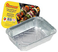 Aluminium Foil Container with Lid 73365 (3650 ml), Pack of 5 pcs, Aluminium Disposable container | Parcel Box | Packaging Hot/Dry Foods | Freezer Containers for Takeaway Food Packaging.