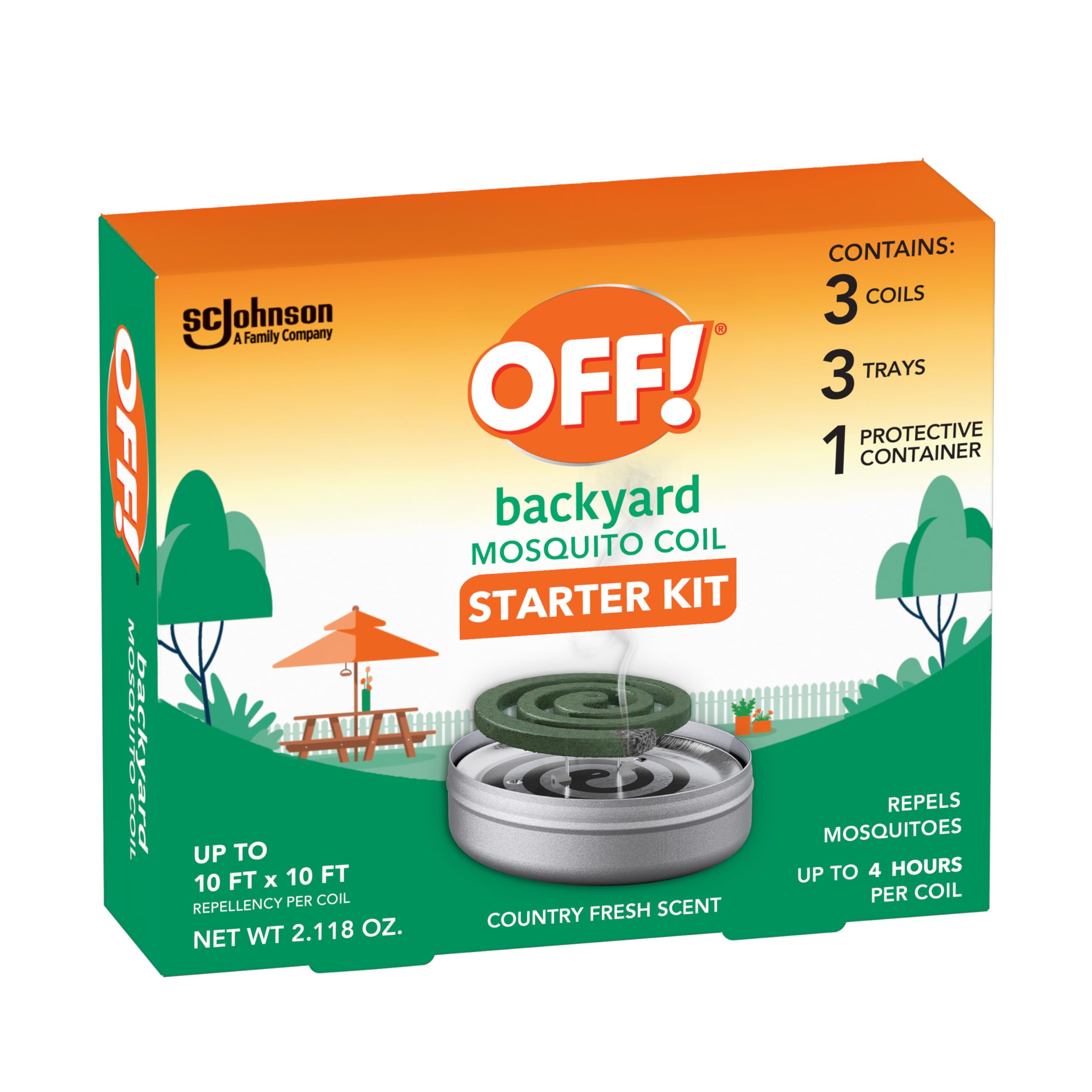 Off! Patio And Deck Coil Tin, 1 CT (Pack of 1)