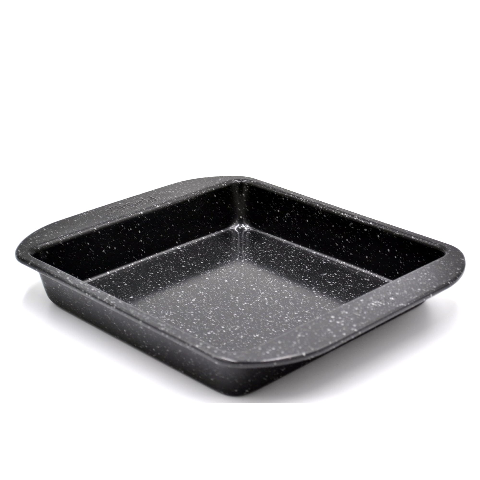 Prestige Granite Stone Square Cake Pan 9in | Non-Stick Professional Bakeware Mould | Black - PR48758