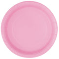 Unique Lovely Pink Paper Plates, Pack of 20 – 7" Round Disposable Party Plates, Plastic-Free for Birthdays, Baby Showers, Christenings, Weddings, Desserts, Snacks, Easy Clean-Up