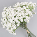 Sky Stars Floral Babies Artificial Fake Gypsophila Flowers Bouquets for Crafts Wedding Home Decor (White, About 400 Pieces)- 3 Bunches