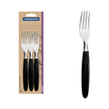 Ipanema Tramontina Table Fork Set with Stainless Steel Blades and Black Polypropylene Cables 3 Pieces