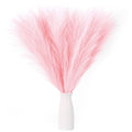 Faux Pampas Grass, 18"/45cm Artificial Pampas Grass Fluffy 6 Stem pompous Grass Flower Arrangement for Boho Home Wedding Decoration (Pink)