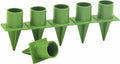 Melostu Taper Candle Holder Standard 1" Green 36 Pieces Per Package Candleholder