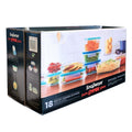 Snapware Pure Pyrex 18-Piece Glass Food Storage Set, 2.6, Clear, microwave, oven, refrigerator, freezer & dishwasher safe