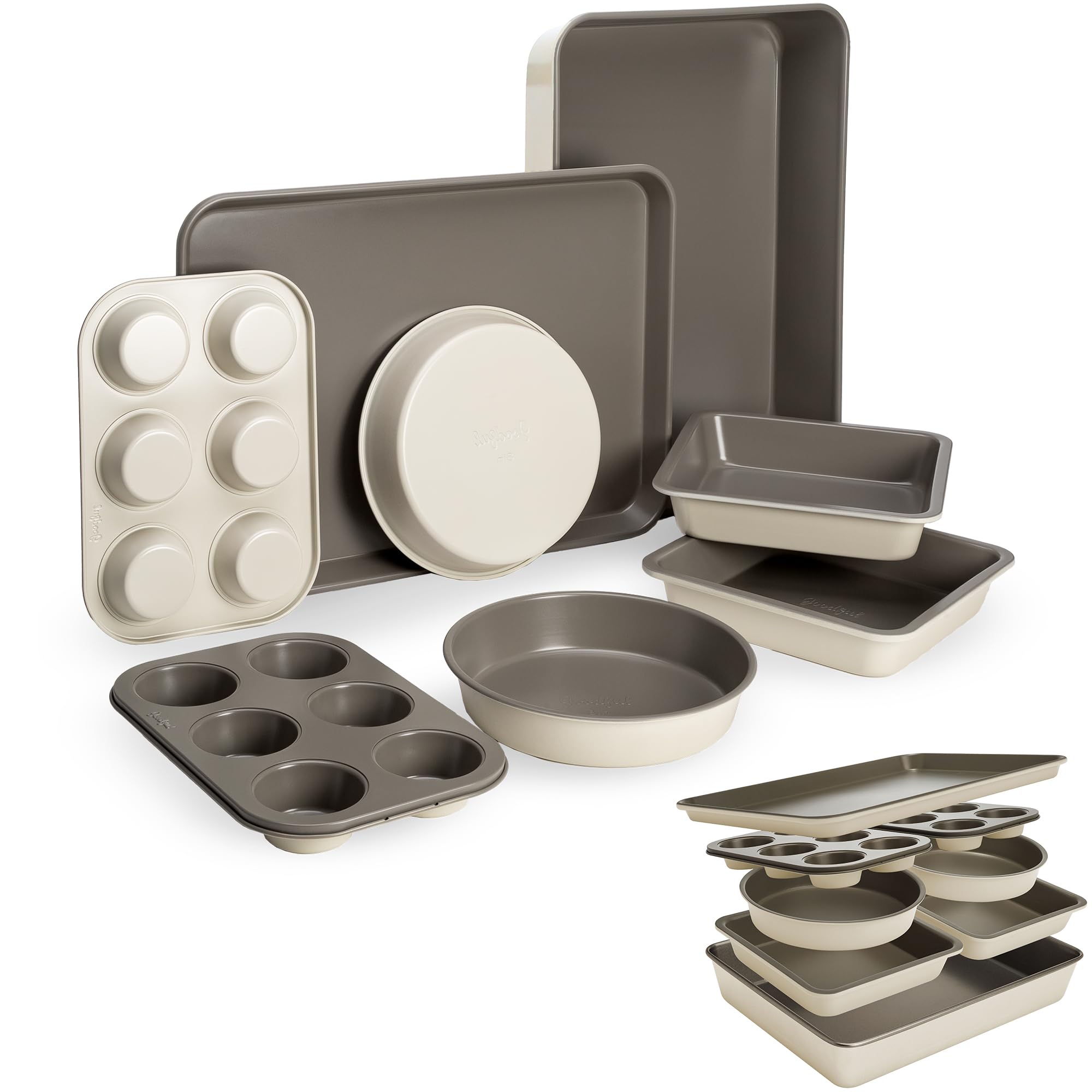 Goodful All-in-One Bakeware Set, Linen