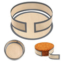 9-Inch Silicone Baking Mat, Nonstick & Reusable, Prevents Sticking for Cheesecake, Cookies, Pizza, and More, Dishwasher, Oven Safe, 2-Pack