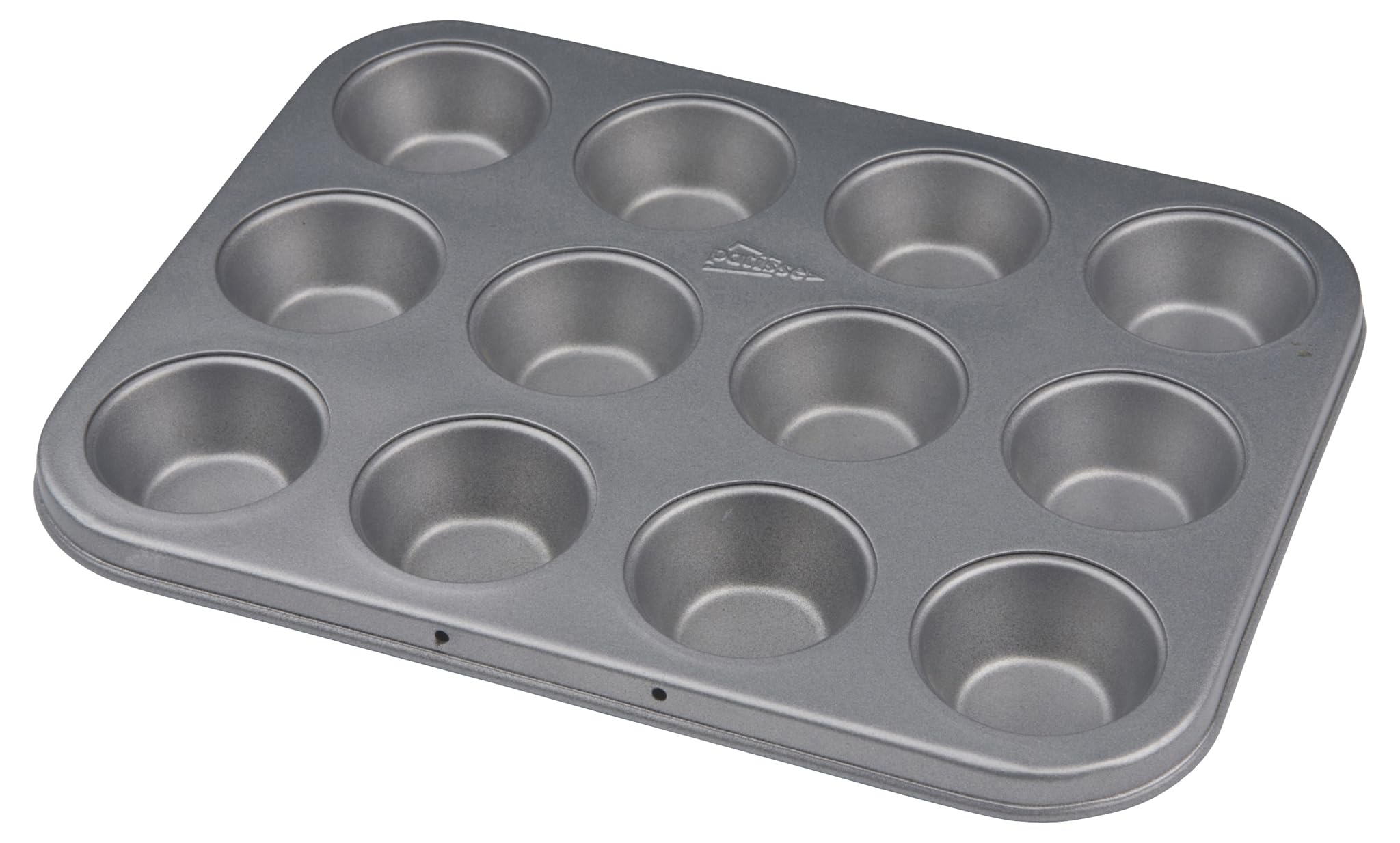 Patisse Silver-Top Mini Muffin Baking Tray with 12 Cavities