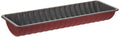 Tognana Porcellane W444132GGBo Pound Cake Mould 1Pc (S) Molde (Pound Mould, Rectangular, Fluted Surface, Grey, Red, Carbon Steel, Italy)