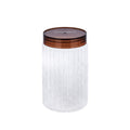 Royalford Rf10075 1000Ml Christy Clear Canister - Portable & Stackable Design | Transparent Body With Tight Lid | Perfect For Preserving Snacks, Chocolate Bars, Coffee Beans, Cookies, Cereals & More