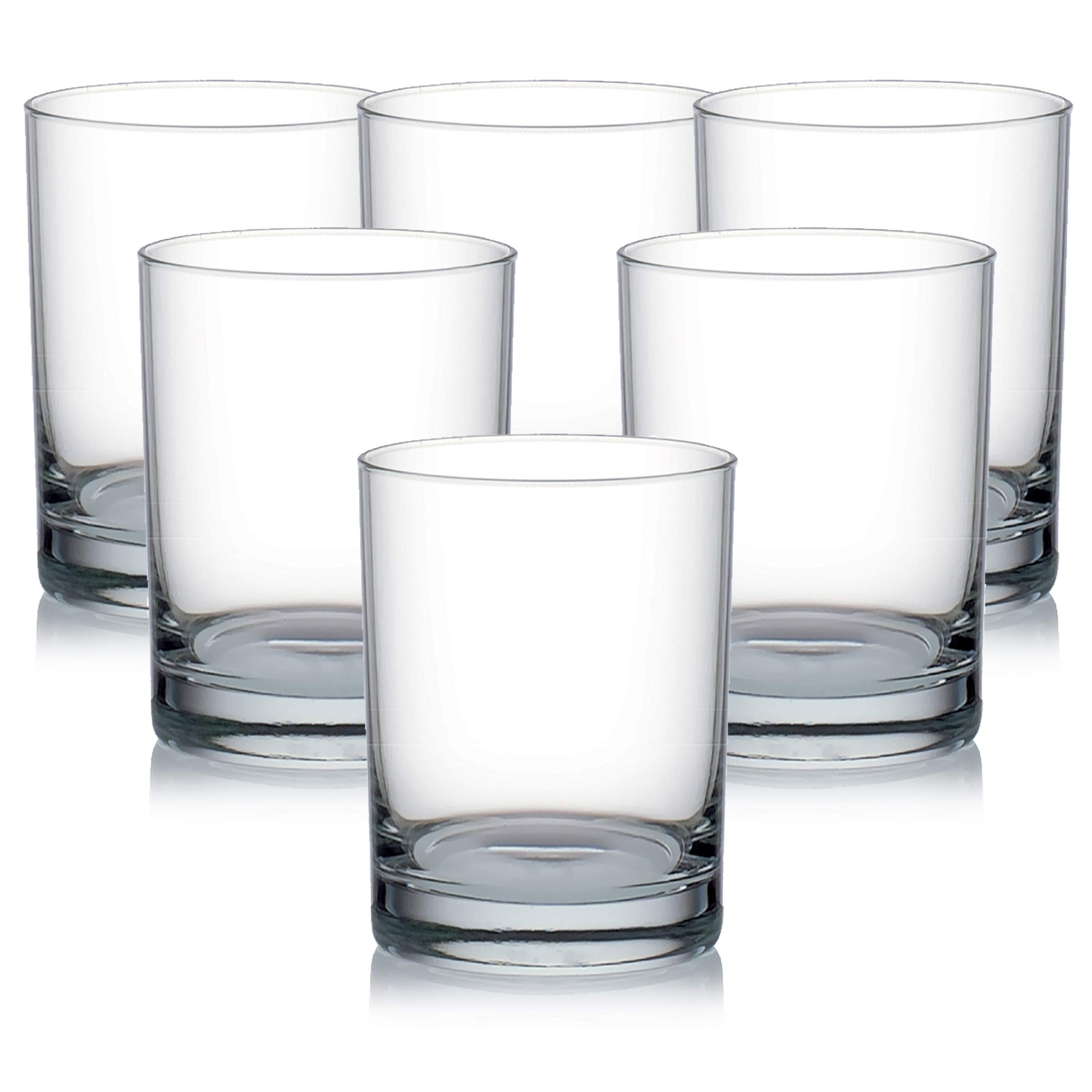 Ocean San Marino Double Rock Glass, Pack Of 6, Clear, 385 Ml, B00414