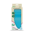 Fun Bio'd Disposable Forks - Biodegradable - Ideal for Eating Salad, Dessert, Appetizer, Fruit Salad, Chinese Food & more- Sky Blue (Pack of 18)